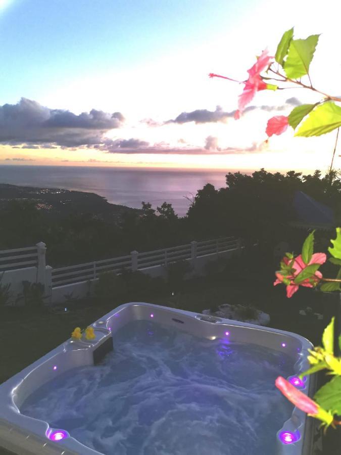 Belavue & Spa Prive, Avec Vue Panoramique Sur Mer, Jardin Creole Paysager, Jacuzzi Prive Bouillante Exterior photo