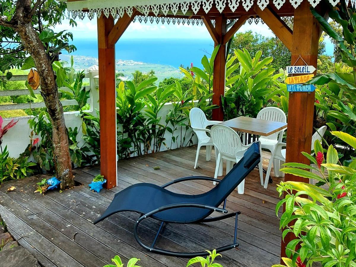 Belavue & Spa Prive, Avec Vue Panoramique Sur Mer, Jardin Creole Paysager, Jacuzzi Prive Bouillante Exterior photo